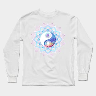 Pastel Symbol of Yin Yang Long Sleeve T-Shirt